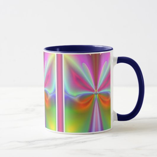 Abstrakter Schmetterling Tasse (Rechts)