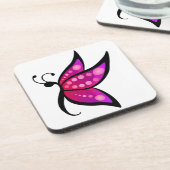 Abstrakter Schmetterling Untersetzer (Linke Seite)