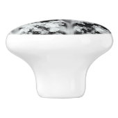 Abstrakter Schwarz-weißer Griff (Seitenansicht)