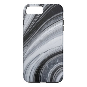 Abstrakter schwarz-weißer Marmor Case-Mate iPhone Hülle
