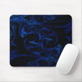 Abstrakter, schwarzer Swirl, Cool Mousepad (Mit Mouse)
