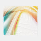 Abstrakter Schwenk 2 Fleecedecke (Vorderseite (Horizontal))