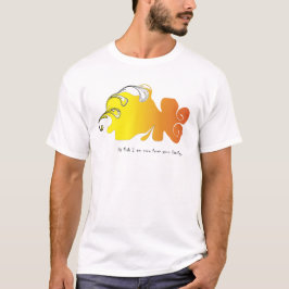 Abstrakter Schwirrfisch – Farbiger neuer Familienz T-Shirt