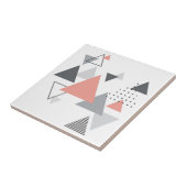 Abstrakter skandinavischer geometrischer Entwurf Fliese (Seite)