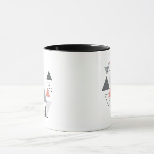 Abstrakter skandinavischer geometrischer Entwurf Tasse (Zentrum)