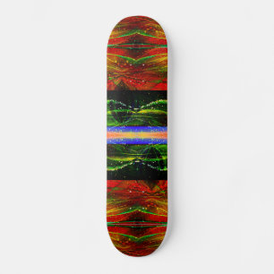 Abstrakter Skateboarddecker Skateboard