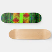 Abstrakter Skateboarddecker Skateboard (Horizontal)