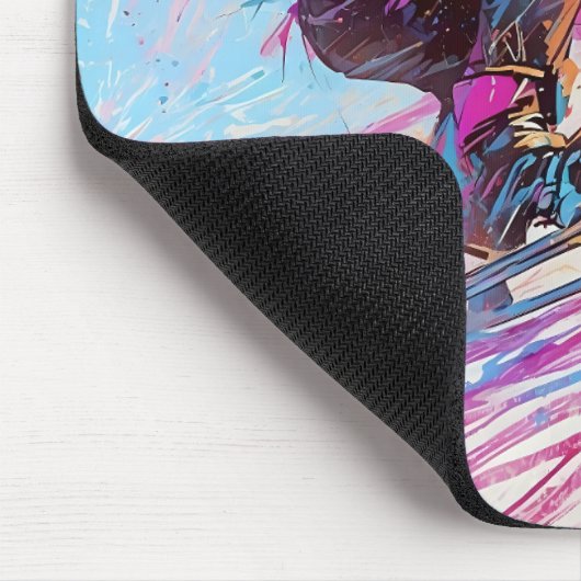 Abstrakter Skater Mousepad (Ecke)