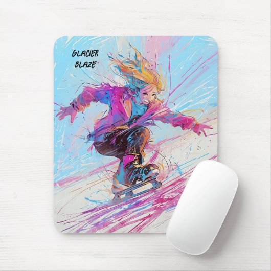 Abstrakter Skater Mousepad (Mit Mouse)