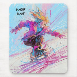 Abstrakter Skater Mousepad