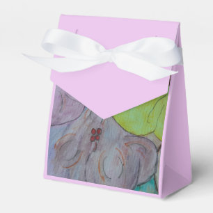 Abstrakter Sommer-Blumenstrauß Geschenkschachtel
