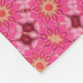 abstrakter Sommer Fleecedecke (Ecke)
