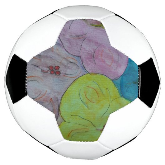 Abstrakter Sommer Fußball (Gedreht)