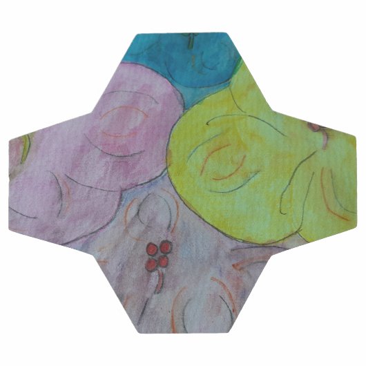 Abstrakter Sommer Fußball (Flach)