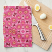 abstrakter Sommer Handtuch (Viertel Falte)
