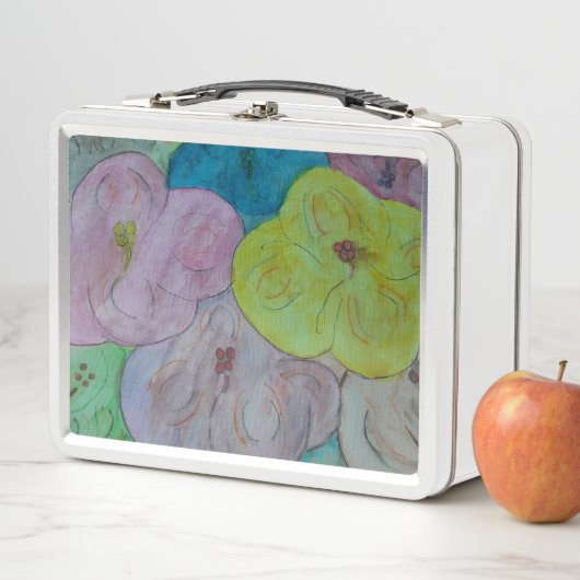 Abstrakter Sommer Metall Brotdose (Beispiel)