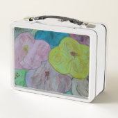 Abstrakter Sommer Metall Brotdose (Rückseite)