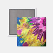 Abstrakter Sommer mit Clare Mears Art Magnet (Vorderseite/Rückseite)