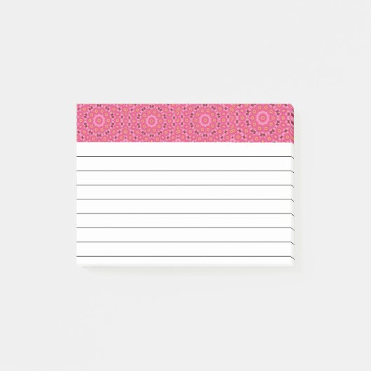 Abstrakter Sommer Post-it Klebezettel (Vorderseite)