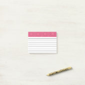 Abstrakter Sommer Post-it Klebezettel (Auf Schreibtisch)