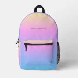 Abstrakter Sommer Sonnenuntergang Blick Gradient Bedruckter Rucksack