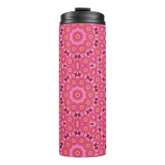 abstrakter Sommer Thermosbecher (Vorderseite)