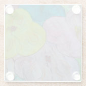 Abstrakter Sommer Untersetzer (Rückseite)