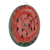 Abstrakter Sommer Wirbel Dartscheibe (Vorderseite Links)