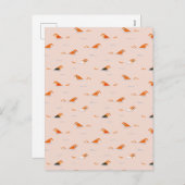 Abstrakter Sommerpool Feiertagspostkarte (Vorne/Hinten)