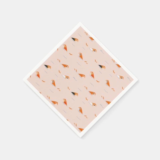 Abstrakter Sommerpool Serviette (Ecke)