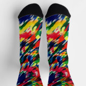 Abstrakter Sommertag Socken (Oben)