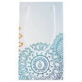 Abstrakter Sonnenaufgang des ausführlichen Kleine Geschenktüte (Vorderseite)