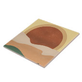 Abstrakter Sonnenaufgang, Minimalismus, Fliese (Seite)