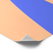 Abstrakter Sonnenbrust-Muster-Hintergrund. Blau un Poster (Ecke)