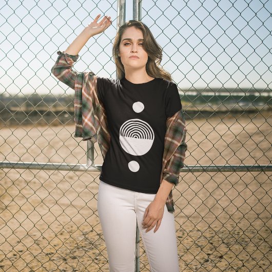 Abstrakter Sonnenkreislauf T-Shirt