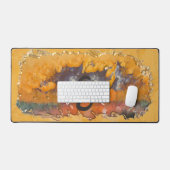 Abstrakter Sonnenuntergang 0612 Schreibtischunterlage (Tastatur & Maus)