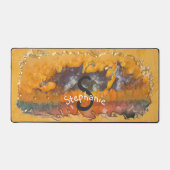 Abstrakter Sonnenuntergang 0612 Schreibtischunterlage (Vorderseite)