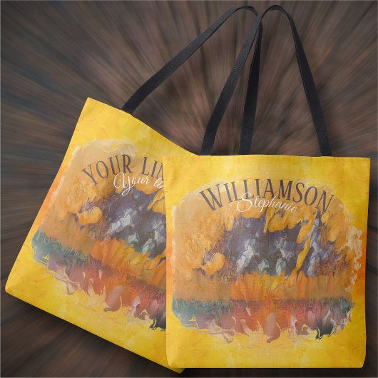 Abstrakter Sonnenuntergang 0612 Tasche