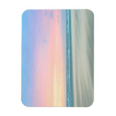 Abstrakter Sonnenuntergang am Strand von Den Haag Magnet (Vertikal)