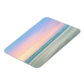 Abstrakter Sonnenuntergang am Strand von Den Haag Magnet (Linke Seite)