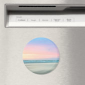 Abstrakter Sonnenuntergang am Strand von Den Haag Magnet (In Situ (Geschirrspüler))