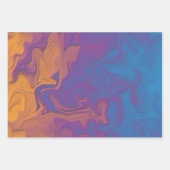 Abstrakter Sonnenuntergang Geschenkpapier Set (Vorderseite 3)