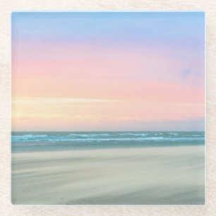 Abstrakter Sonnenuntergang in Den Haag Glasuntersetzer