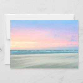 Abstrakter Sonnenuntergang in Den Haag Magneteinladung