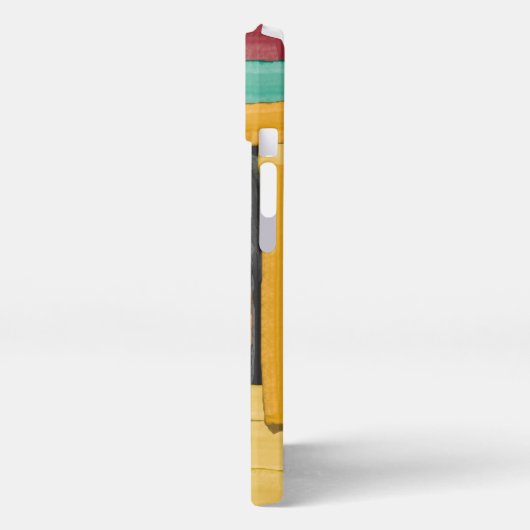 Abstrakter Sonnenuntergang iPhone Hülle (Linke Seite)