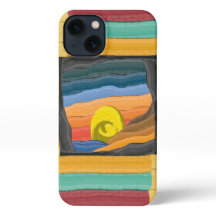 Abstrakter Sonnenuntergang