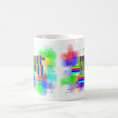 abstrakter Sonnenuntergang Kaffeetasse (Mittel)
