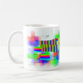abstrakter Sonnenuntergang Kaffeetasse (Links)