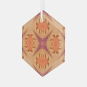 Abstrakter Sonnenuntergang Ornament Aus Glas (Vorderseite Links)