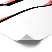 Abstrakter Sonnenuntergang Poster (Ecke)